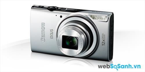Ống kính của máy ảnh compact Canon IXUS 275 HS có tiêu cự 4.5- 54 mm zoom 12x