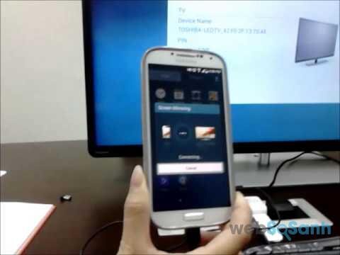 Kết nối Screen Mirroring