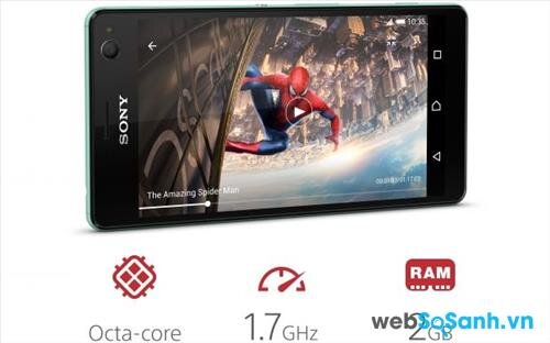 Sony Xperia C4 Dual được trang bị bộ vi xử lý Mediatek MT6752 kiến trúc 64 bit