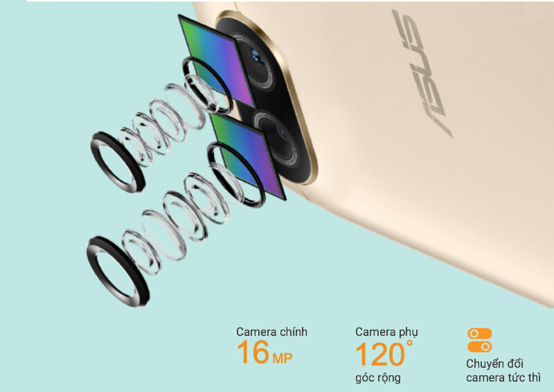 Hệ thống camera là điểm cộng sáng giá của Zenfone 4 Max Pro