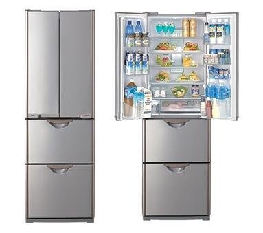 Tủ lạnh Hitachi R-SF37WVPG (PBK,ST) - 365 lít, 4 cửa