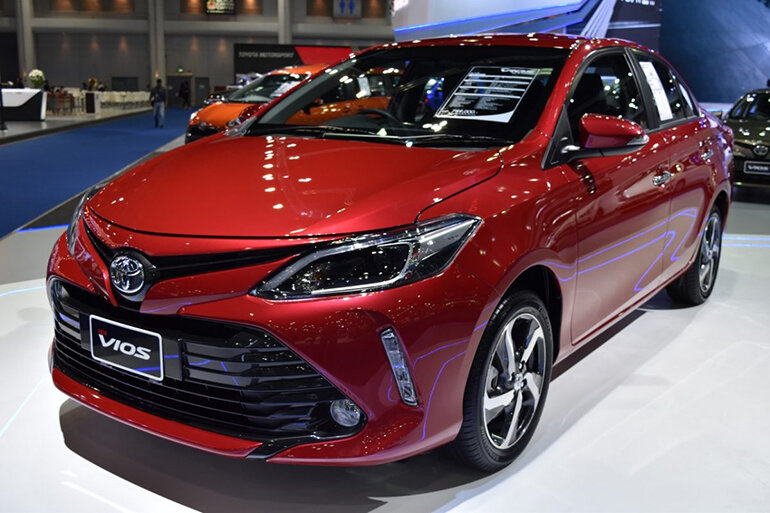 Dòng xe Vios của Toyota có doanh số tiêu thụ lớn nhất cả nước