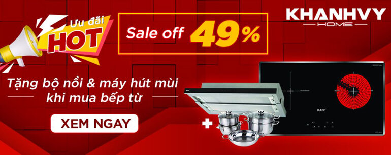 Ưu đãi combo bếp từ - hút mùi