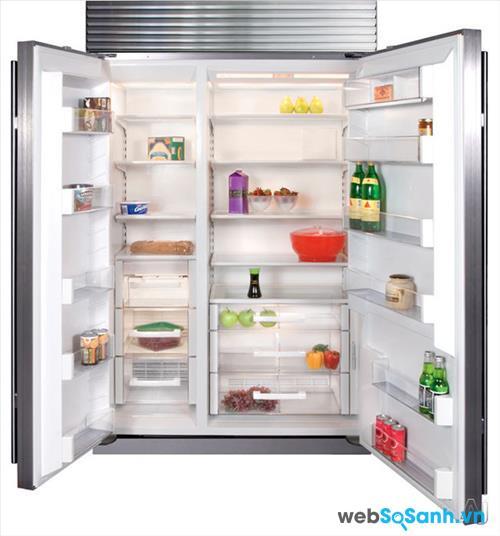 Tủ lạnh side by side được áp dụng các công nghệ làm lạnh hiện đại nhất