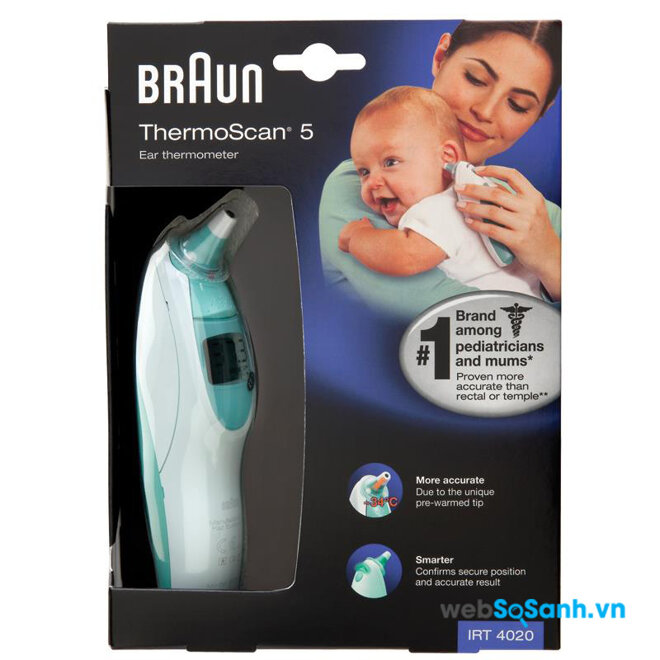 Nhiệt kế điện tử Braun