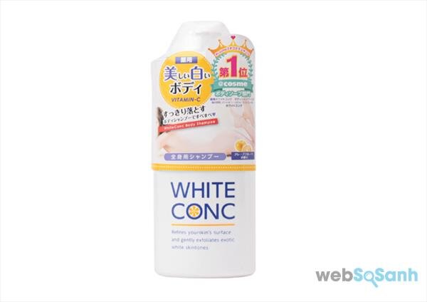 Body CC Cream Vitamin C White Conc whitening shower gel from Japan