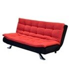 Sofa giường Khang Hồng Lạc BB 056-76-24 (Đen phối đỏ)