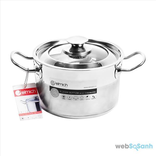 nồi inox 5 đáy Elmich nồi inox 5 đáy Elmich