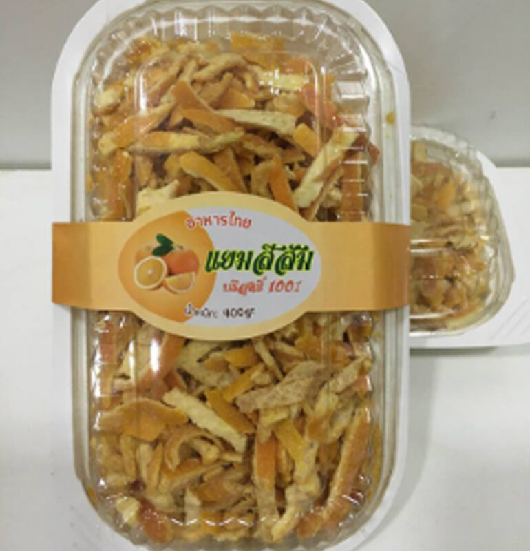 mứt vỏ cam nhập khẩu Thái Lan