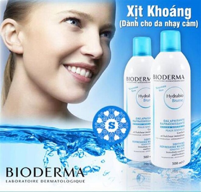 Xịt khoáng Bioderma dành cho da dầu và da nhạy cảm