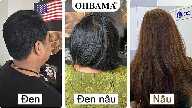 dầu gội nhuộm tóc ohbama