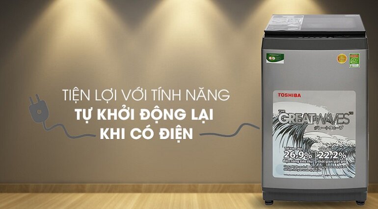 Máy giặt Toshiba lồng đứng 8kg AW-K905DV