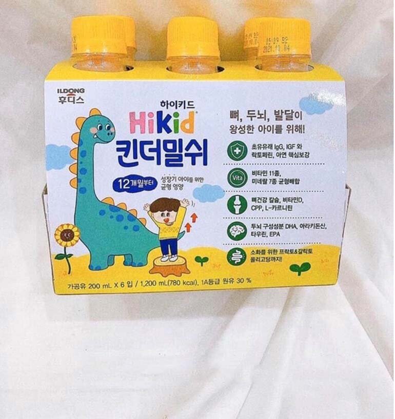 Giá sữa Hikid Hàn Quốc pha sẵn đang được bán với giá khá cao