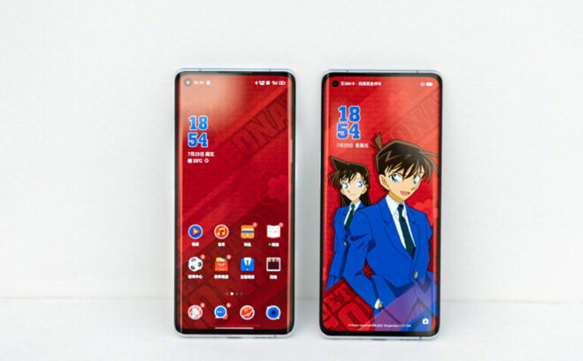 oppo reno6 pro+ detective conan custom edition