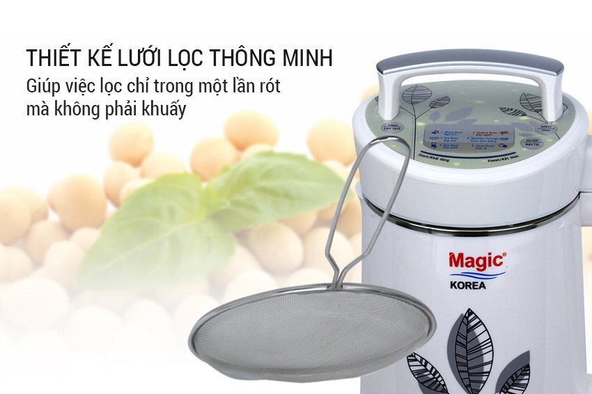 Sản phẩm máy làm sữa đậu nành Magic Korea không thể thiếu với mọi gia đình