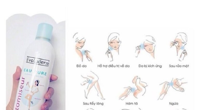 Xịt khoáng Evoluderm 400ml – bí quyết làm đẹp của chị em văn phòng