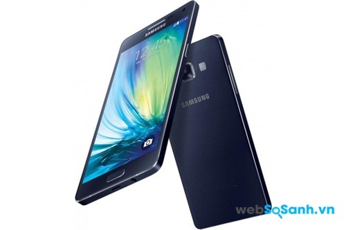 Điện thoại Galaxy A5 có thiết kế nguyên khối từ hợp kim nhôm