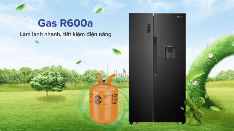 Tủ lạnh Side by Side Casper Inverter 551 lít RS 575VBW - Giá tham khảo: 14.000.000 vnd