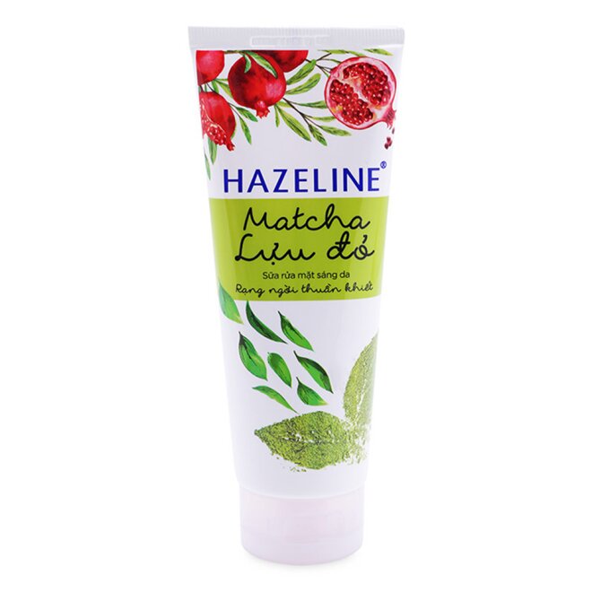 Sữa rửa mặt Hazeline Matcha lựu đỏ sáng da