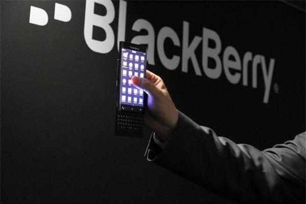This is the slider phone that BlackBerry teased on stage at MWC 2015