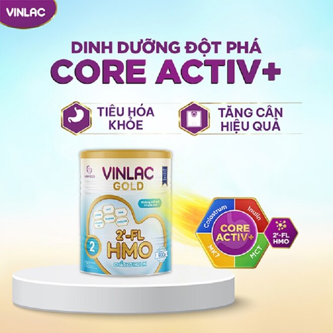 Sữa Vinlac Gold 2 giúp bé cao lớn và thông minh hơn