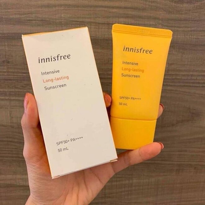 kem chống nắng Innisfree vàng