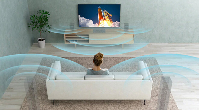 Hệ thống hỗ trợ âm thanh tuyệt vời của Android Tivi Sony 4K 85 inch XR-85X95J