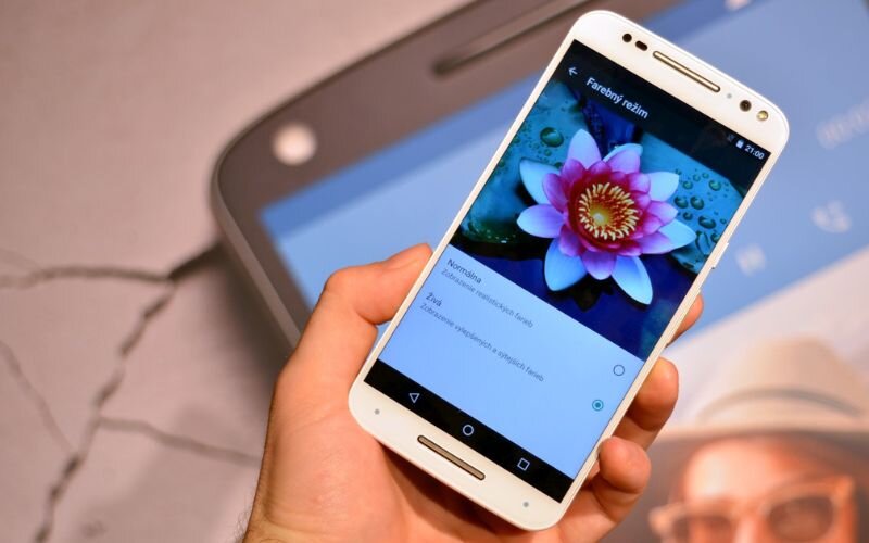 Khả năng hiển thị của Motorola Moto X