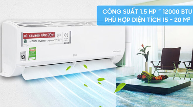 điều hòa 12000btu inverter 1 chiều