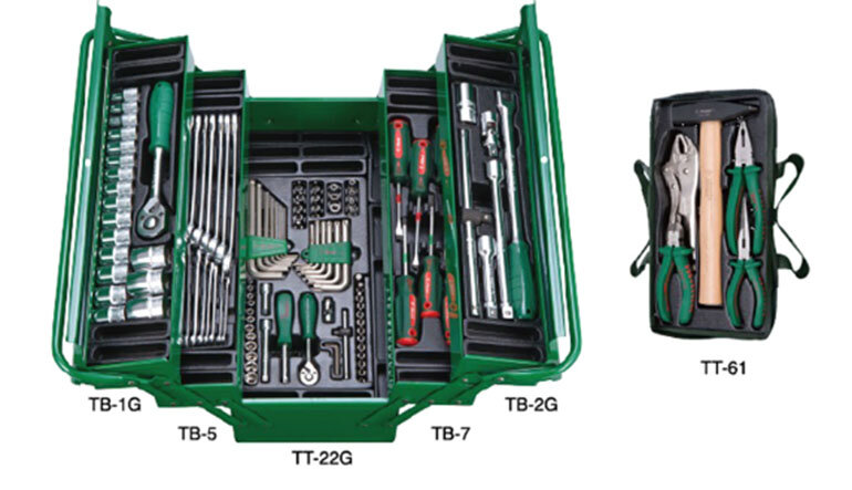 Hộp dụng cụ sửa chữa có đồ Hans Tool TTBK-116L