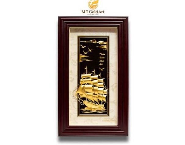 tranh thuyền buồm MT Gold Art