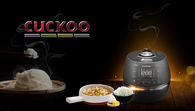 Kiểu dáng của nồi cơm điện Cuckoo rất sang trọng