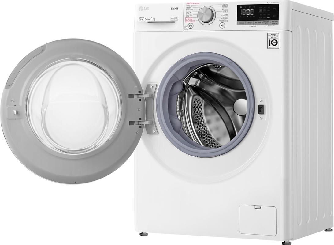 Máy giặt LG Inverter 9kg FV1409S4W với thiết kế tinh tế