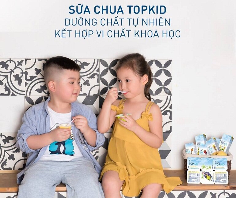 Sữa chua ăn Topkid cho tới nhỏ xíu bao nhiêu tháng