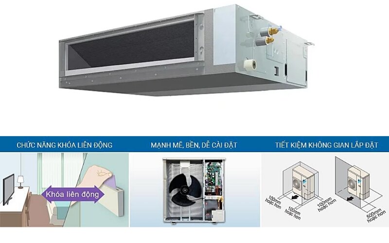 Điều hòa giấu trần nối ống gió Daikin FBFC60DVM9/RZFC60DVM - giải pháp cho phòng khách sang trọng!