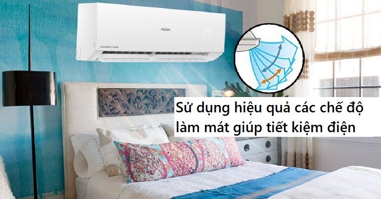 Bật mí cách sử dụng điều hòa Aqua AQA-RV13QA tiết kiệm điện lại tăng tuổi thọ