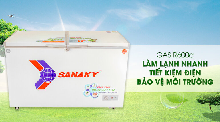 Tủ đông Sanaky Inverter 280 lít VH-4099W3