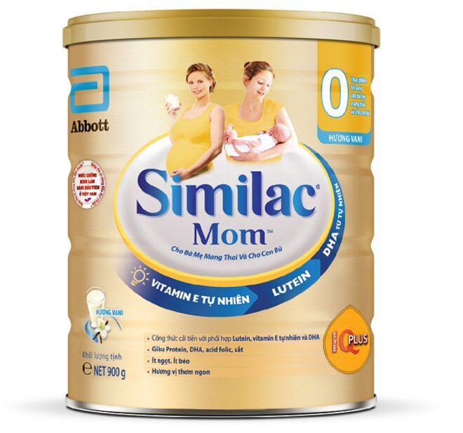 Sữa Similac Mom IQ (Abbott): Sữa cho mẹ bầu và mẹ sau sinh được Bộ Y tế kiểm duyệt