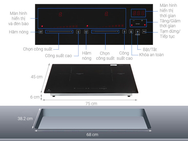 Bếp từ Pramie PRTH-2022