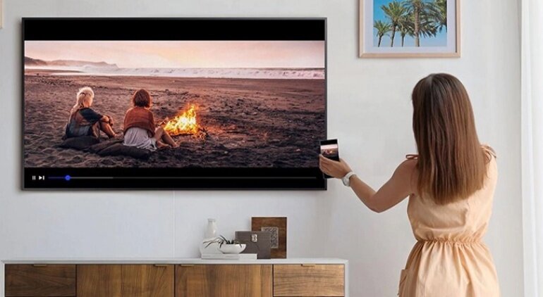 Chia sẻ hình ảnh từ smartphone lên màn hình tivi qua tính năng Tap View