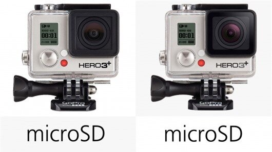 These GoPros require memory cards with a Class 10 or UHS-1 rating