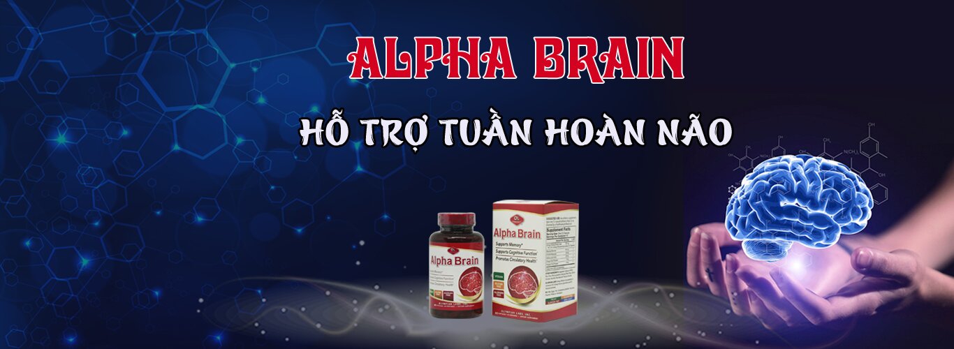 Thực phẩm chức năng bổ não, hỗ trợ tuần hoàn não Olympain Labs Alpha Brain (Nguồn: nhathuoc365.vn)