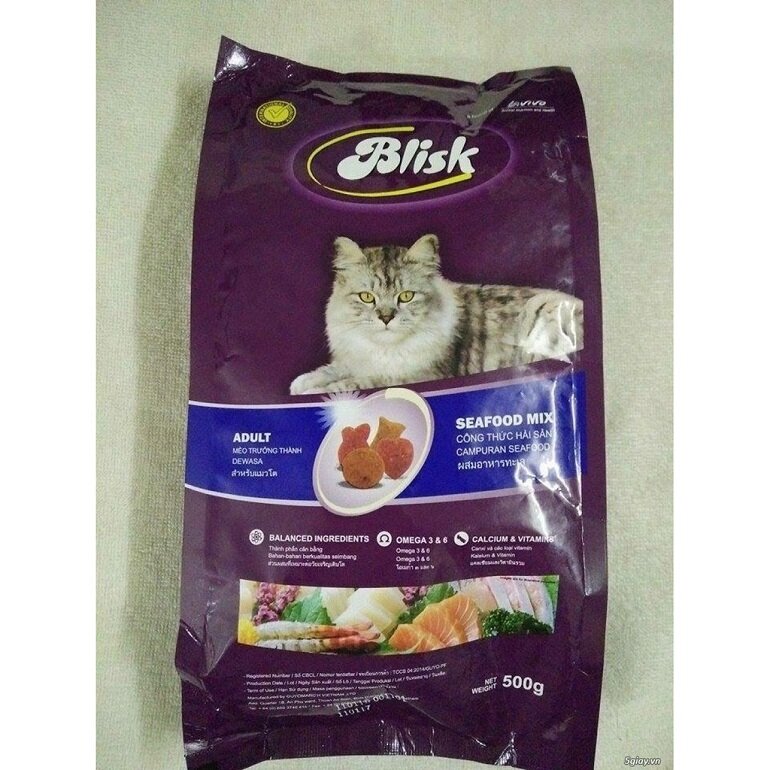 Blisk cat food originates from France