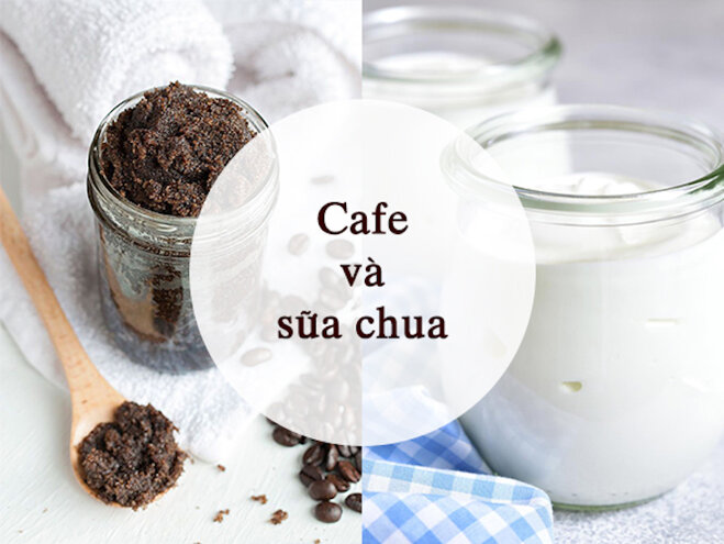 Tẩy da chết body cafe và sữa chua