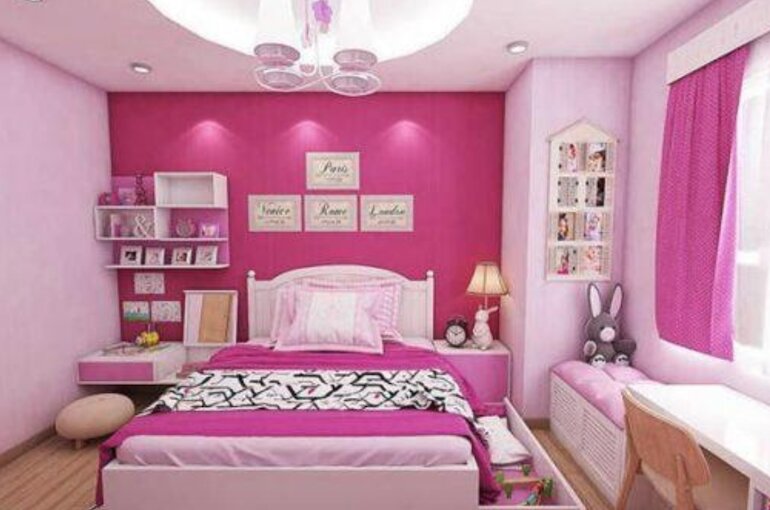 Thiết kế nội thất phòng ngủ cho bé gái: Những điểm cần lưu ý