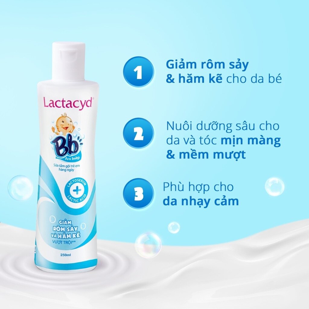 Sữa tắm Lactacyd ngừa rôm sảy