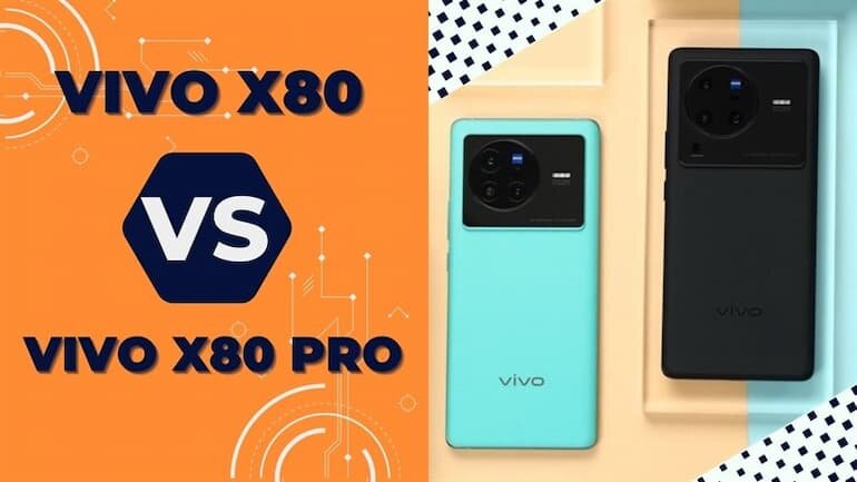 So sánh Vivo X80 và Vivo X80 Pro về thiết kế