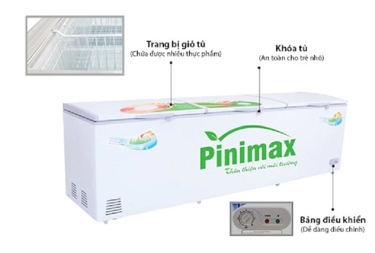 Top 3 tủ đông Pinimax 1 ngăn chất lượng bạn nên mua 