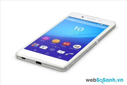 Xperia Z3 Plus có màn hình 5.2 inch được tích hợp công nghệ Sony Triluminos và X-Reality