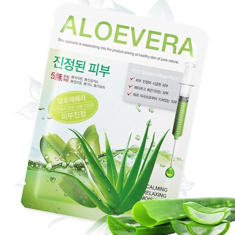 Mặt nạ nha đam Dabo AloeVera First Solution Mask Pack.